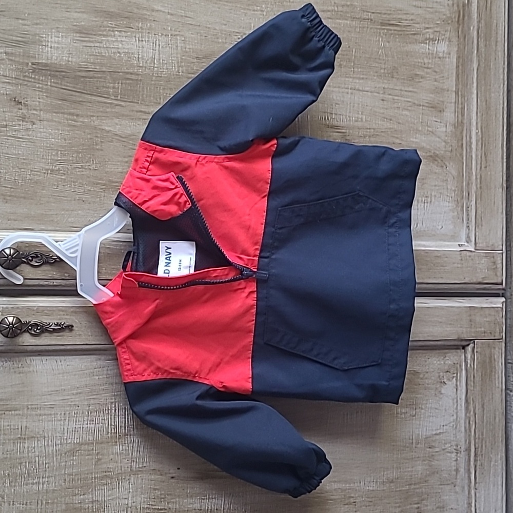 Infant Toddler Pull-on Rain Weather Hooded Jacket